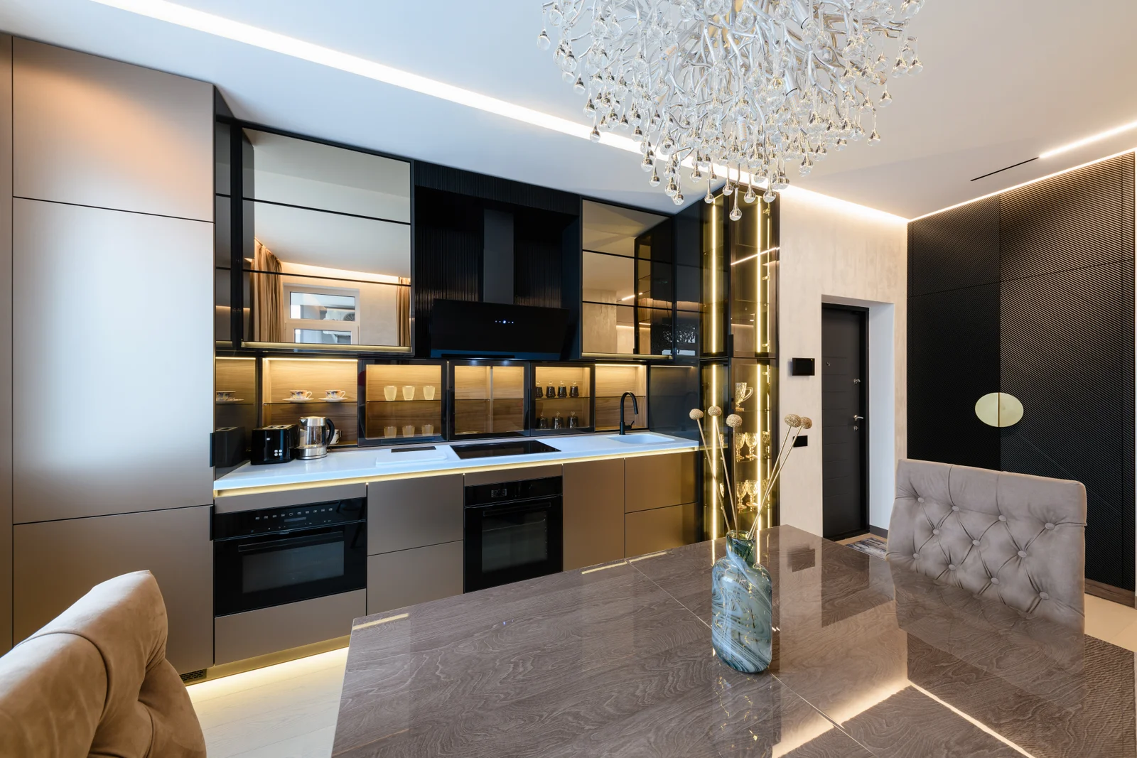 new-modern-studio-kitchen-with-appliances-lighting