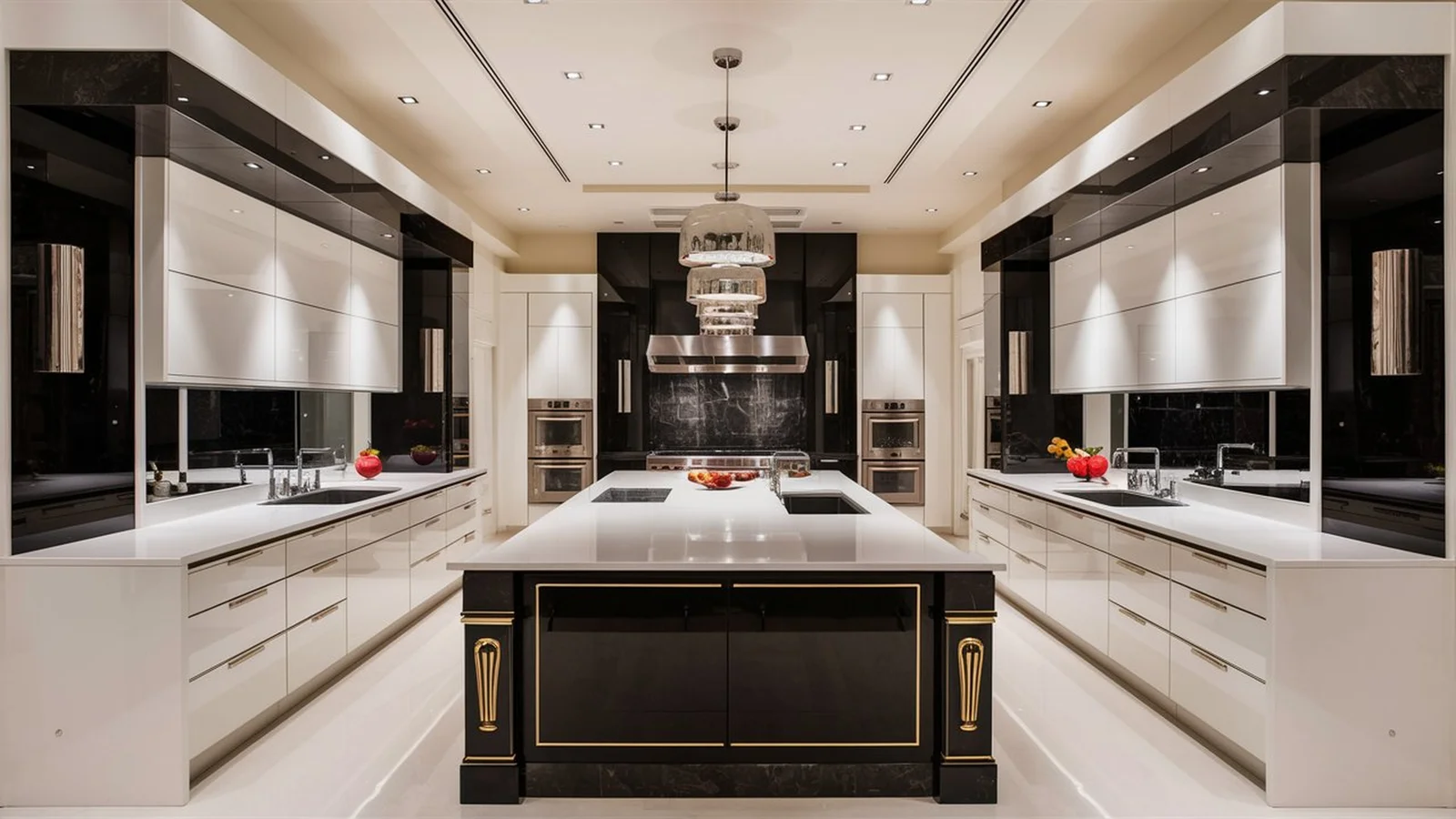sophisticated-modern-kitchen-with-elegant-black-white-design